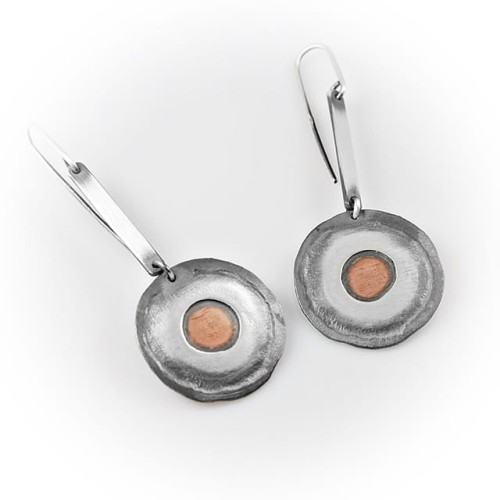 Długie kolczyki srebrne Autorska Biżuteria GRZESIŃSKI