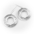 Duże koła srebrne Biżuteria Artystyczna GRZESIŃSKI