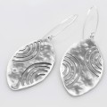 Duże kolczyki srebrne Biżuteria Autorska GRZESIŃSKI