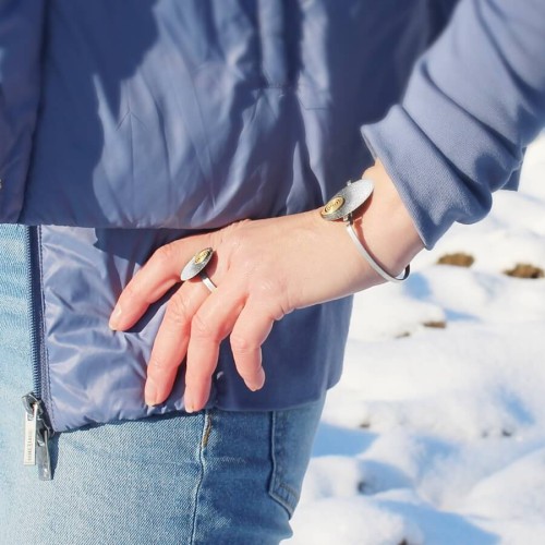 Damska bransoletka srebrna Biżuteria Autorska GRZESIŃSKI