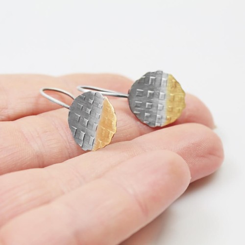 Kolczyki sztyfty subtelna biżuteria srebrna GRZESIŃSKI