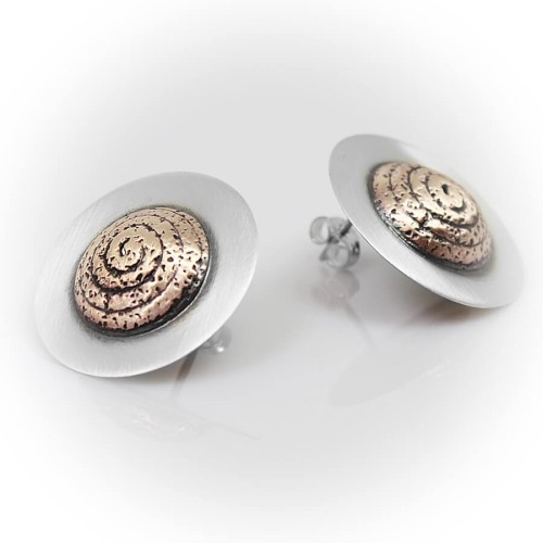 Okazałe kolczyki artystyczne do ucha