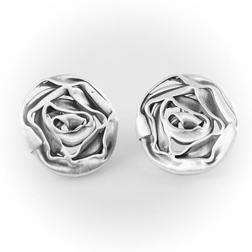 Kolczyki srebrne na sztyfcie Biżuteria Autorska GRZESIŃSKI